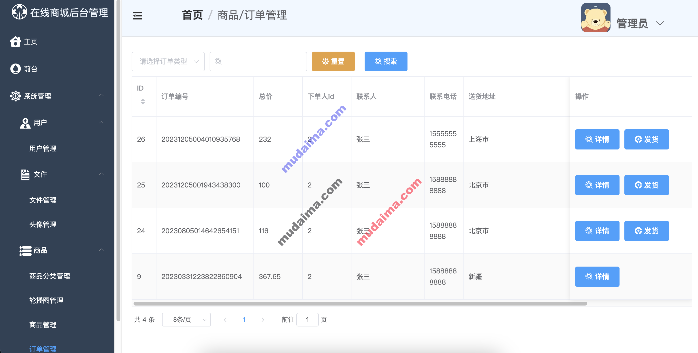 【S082】Springboot+Vue电子商城购物系统 购物 商务 前后端分离 含文档