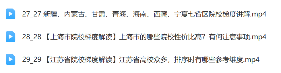 全国院校及梯度排序深度解析课（免费下载-帮助更多高考生做出人生重要的选择。）