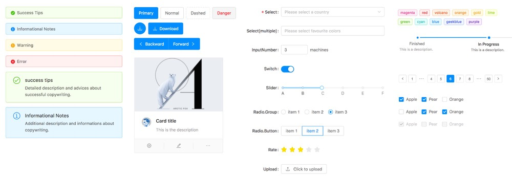 盘点12个Vue 3的高颜值UI组件库,第11张