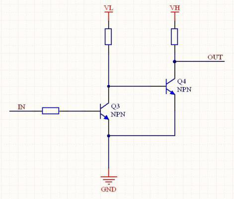 晶体管进行电平转换