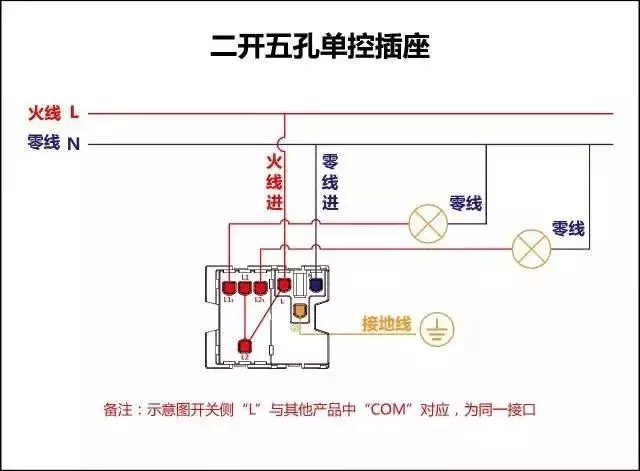 四线接近开关接线图