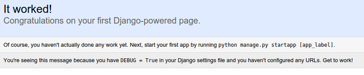 Django default index