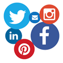 PrestaShop自定义ICON图标社交媒体工具栏自定义边栏小部件模块图标