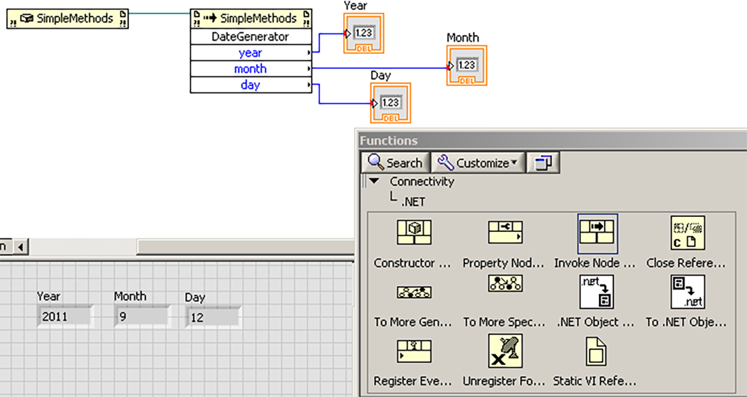 LabVIEW中加载.NET 2.0,3.0和3.5程序集