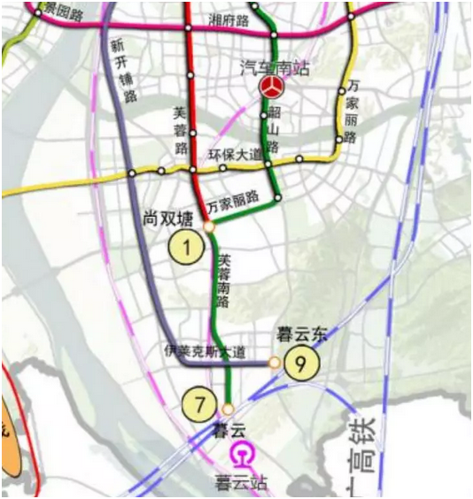 长沙含浦大道与云栖扎心地铁78号线均抛弃了含浦长沙地铁何时能有含浦