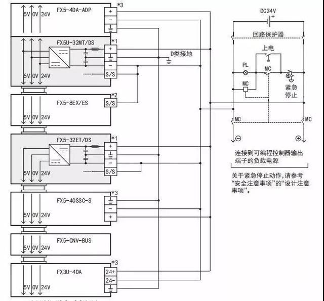5v继电器模块实物接线三菱fx5u模块硬件精品实例接线图超全面