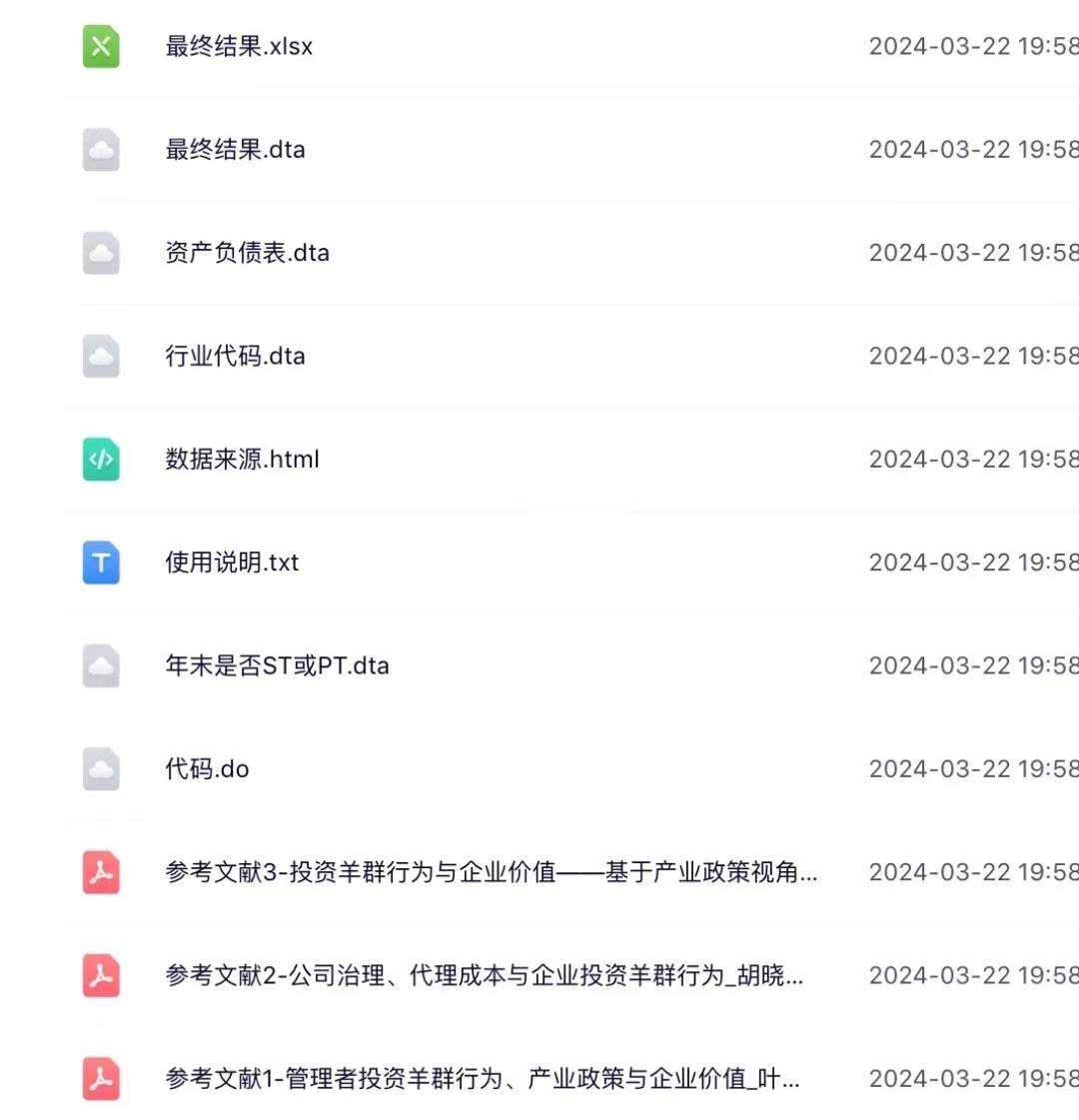 上市公司投资羊群效应、投资从众行为数据&代码（2000-2023年）_羊群效应代码-CSDN博客