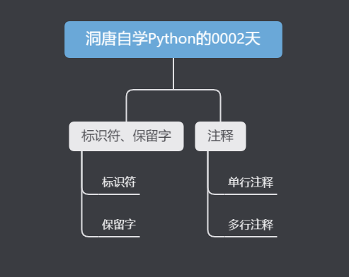 「洞唐Coder」自学Python编程的第0002天：关键字和标识符