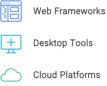 三个主要系列（网络、桌面工具和云平台）。