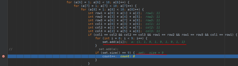 java set是重复_java算法题，set内出现重复元素