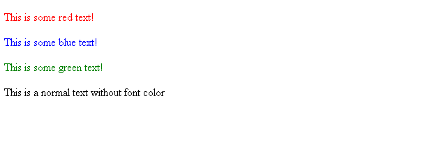 Change Color with Color Name