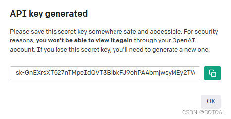 OpenAI的API key获取方法