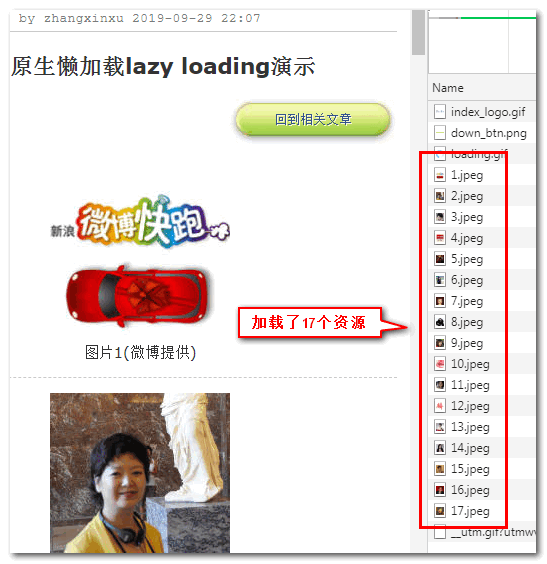 加载了17个资源