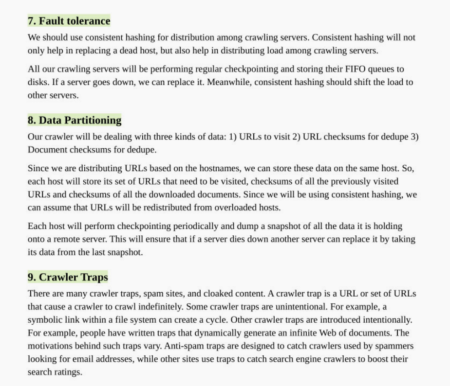 6. Design A Web Crawler