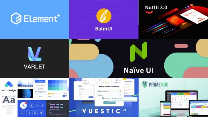 推荐 8 个支持 Vue3 的前端 UI 组件库，免费开源、漂亮美观，涵盖常用的业务组件