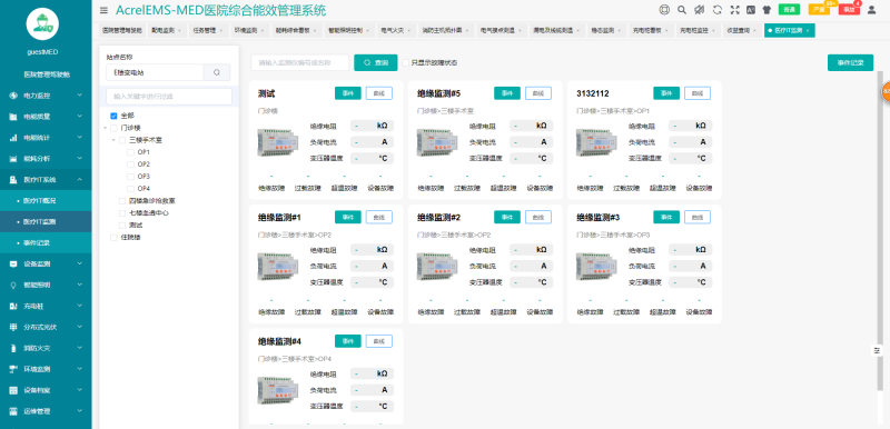 安科瑞企业微电网AcrelEMS-MED医院能效管理平台应用分析