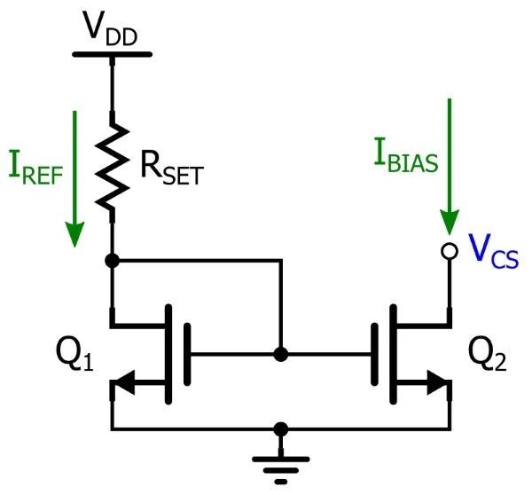 基本 MOSFET 恒流源