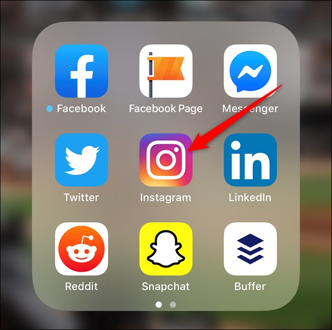 Open the Instagram App on Your Smartphone