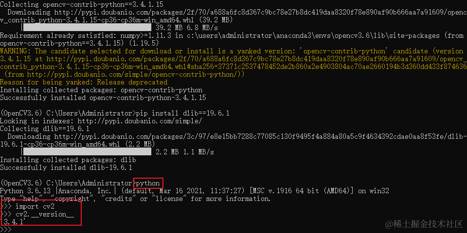 一看就会的 Anaconda 搭建 OpenCV for Python 环境（全平台通用）,词库加载错误:未能找到文件“C:\Users\Administrator\Desktop\火车头9.8破解版\Configuration\Dict_Stopwords.txt”。,进入,安装,程序,第4张