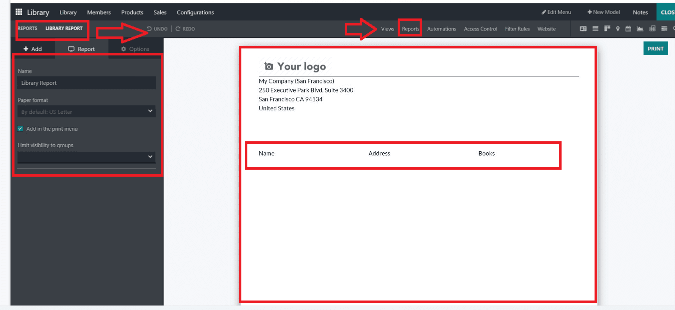 如何在 odoo-16-studio-module-17-cybrosys 中自定义视图和报告