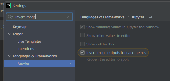 pycharm 下jupyter noteobook显示黑白图片不正常