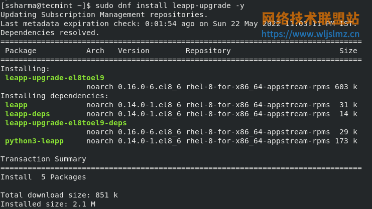 安装 Leapp 实用程序