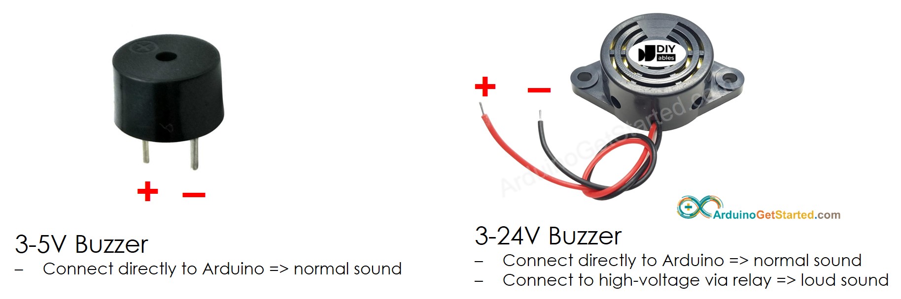 Piezo Buzzer Pinout