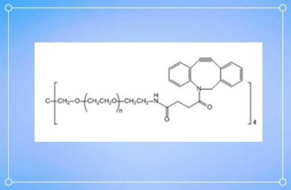 DBCO-PEG-4ARM，四臂聚乙二醇二苯基环辛炔，4Arm PEG-DBCO