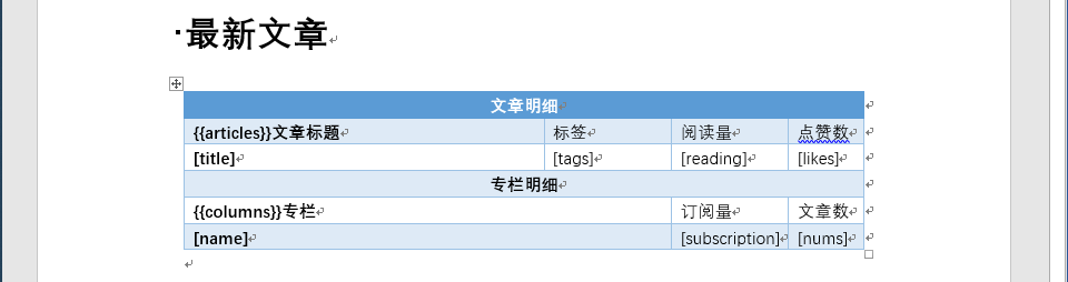 Spring Boot 中使用 Poi-tl 渲染数据并生成 Word 文档