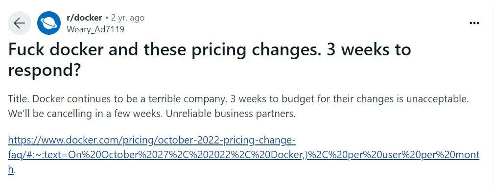 Docker突然宣布：涨价80%