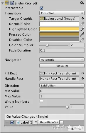 Unity--互动组件（Toggle Group）||Unity--互动组件（Slider）