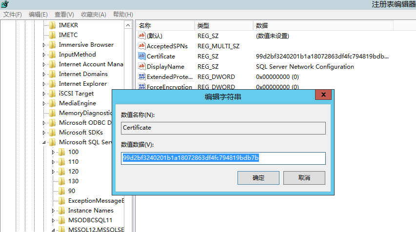 为SQL Server配置连接加密