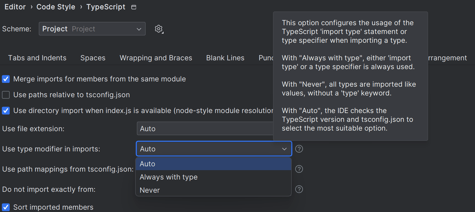 针对 TypeScript 的改进