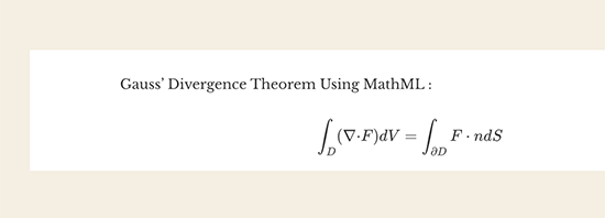MathML preview MathML preview