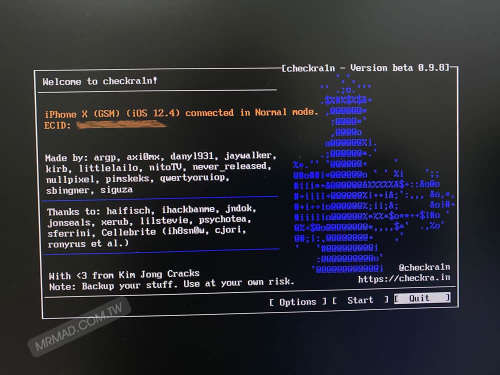 bootra1n教学：Windows用户用随身碟Linux跑checkra1n越狱方法