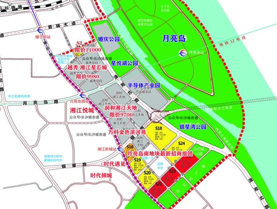 月亮岛体育公园,星城实验系列学校等配套设施的完善,今年秋季望城区