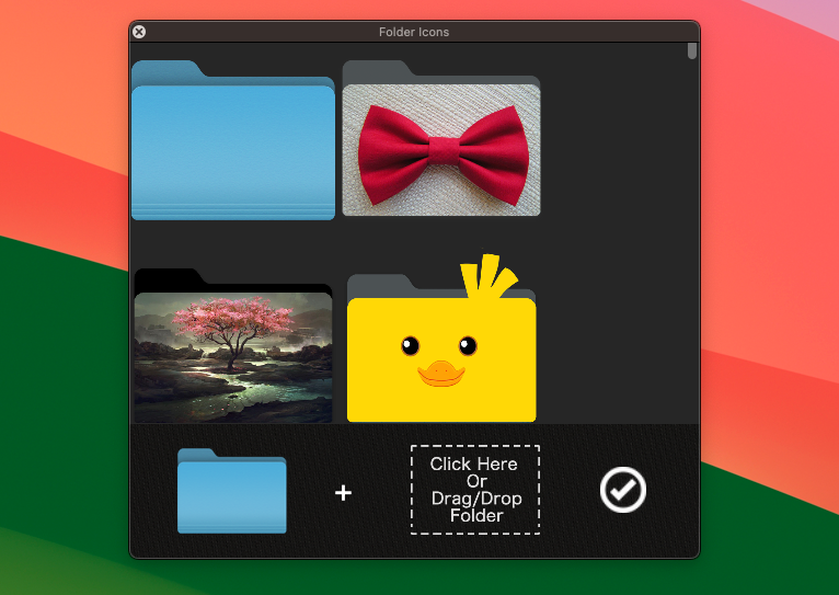 Folder Icons for Mac v1.9 - 文件夹个性化图标软件
