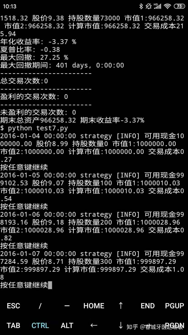 Pyalgotrade量化交易回测框架