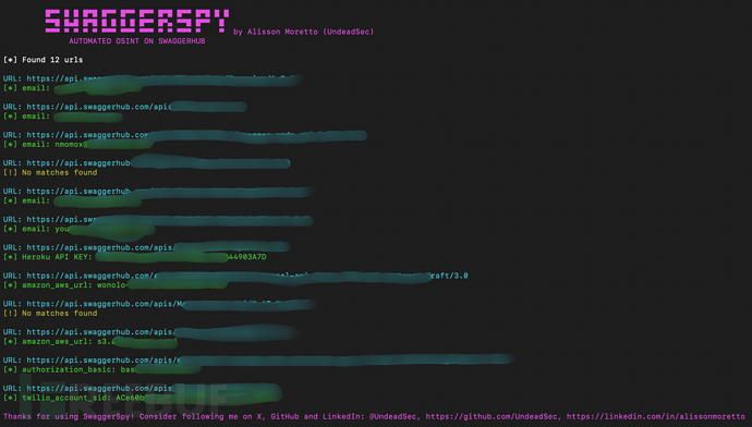 SwaggerSpy：一款针对SwaggerHub的自动化OSINT安全工具