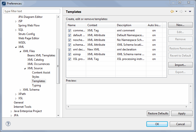 【Web开发指南】MyEclipse XML编辑器的高级功能简介