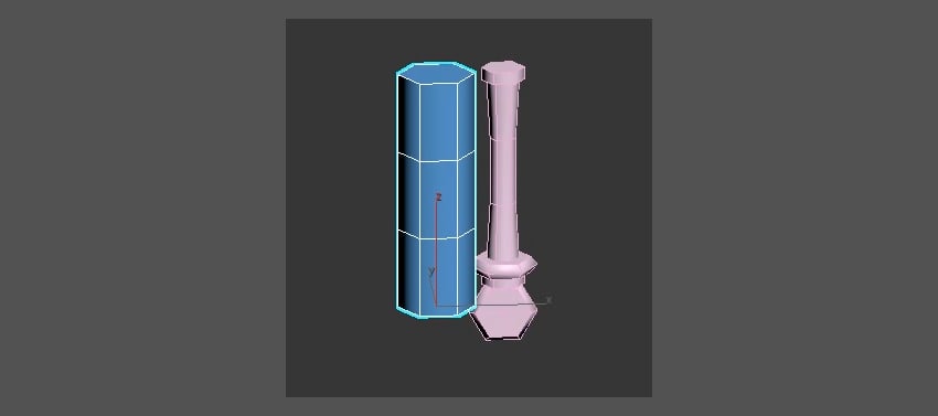 Create new cylinder object