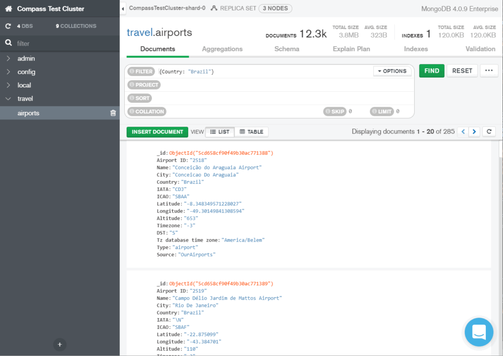 MongoDB Compass