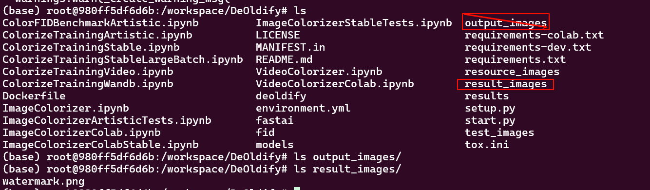 jantic/DeOldify部署（图片上色）附带Dockerfile和镜像