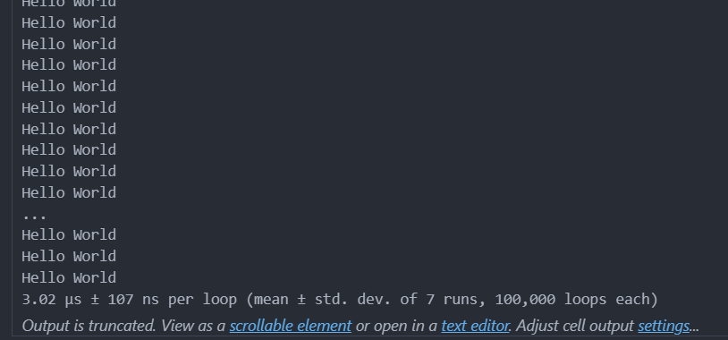 jupyter notebook 魔术命令介绍和简单使用