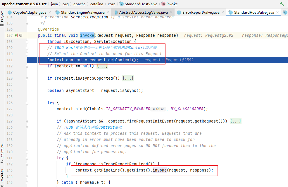 StandardHostValve.invoke()