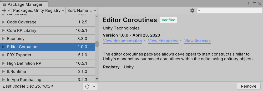 Editor Coroutines