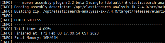 【ElasticSearch 】<span style='color:red;'>IK</span> <span style='color:red;'>分词</span><span style='color:red;'>器</span><span style='color:red;'>安装</span>