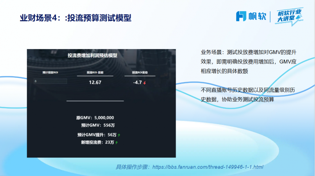 投流预算测试模型