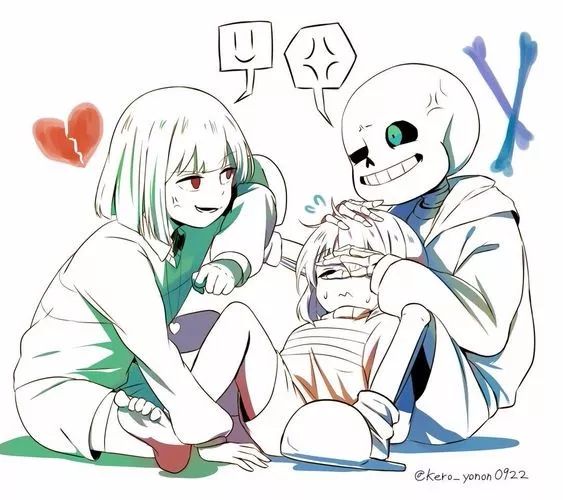 (sans&frisk&chara期)