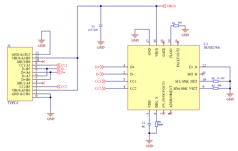 【揭秘】诱骗28V竟如此简单--HUSB238A-EVB-V2.0 使用指南